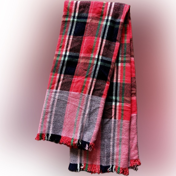 J Crew Multicoloured Wool Blanket Scarf - Picture 2 of 4